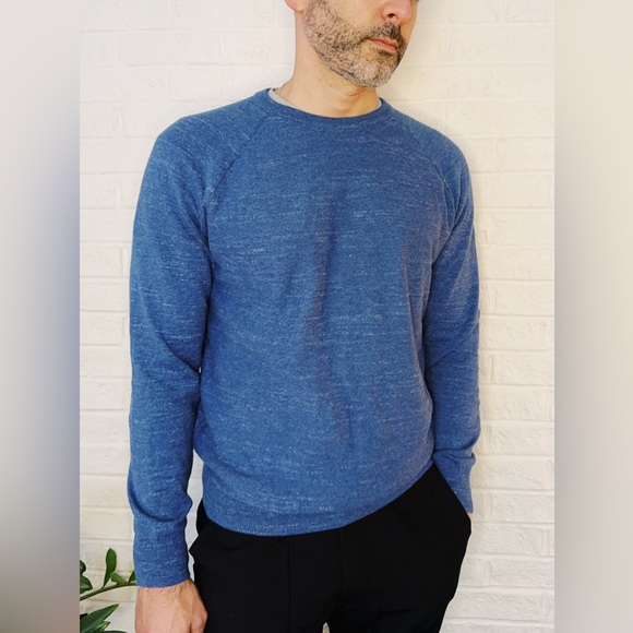 JCrew: Men's Medium Light Crewneck Sweater. 100% Cotton: Tags still on. - Picture 4 of 5